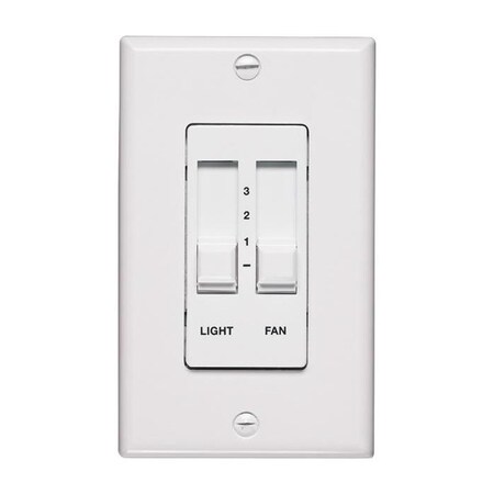 Quorum White Fan Wall Mount Control 7-1192-6